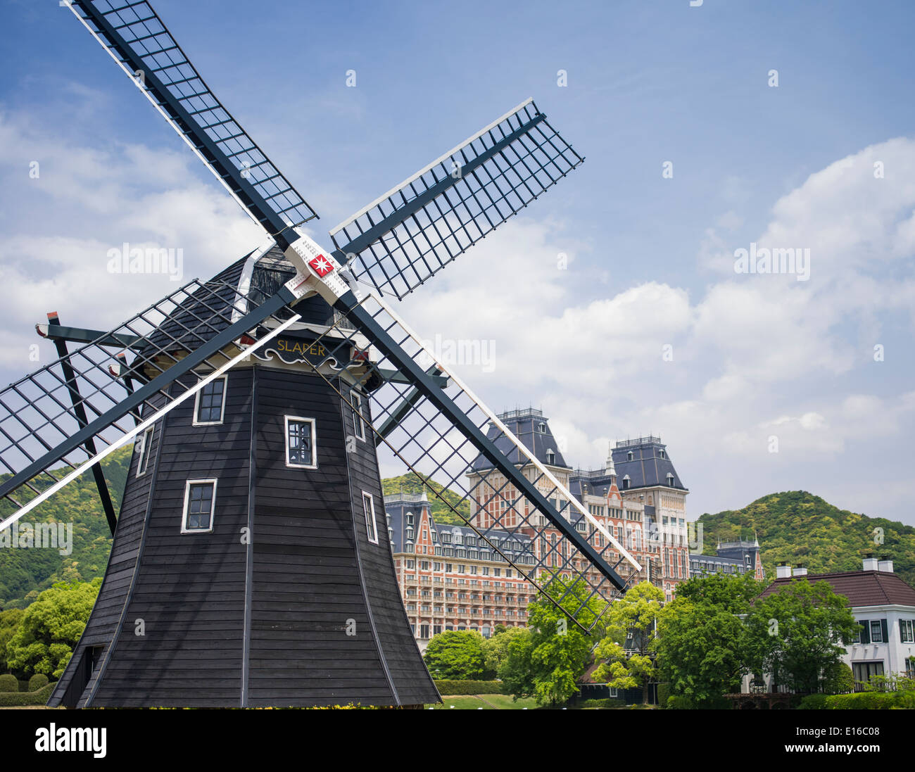 Huis ten Bosch, un parc à thème à Sasebo, Nagasaki, Japon. Pays-bas et recrée les bâtiments néerlandais. Banque D'Images