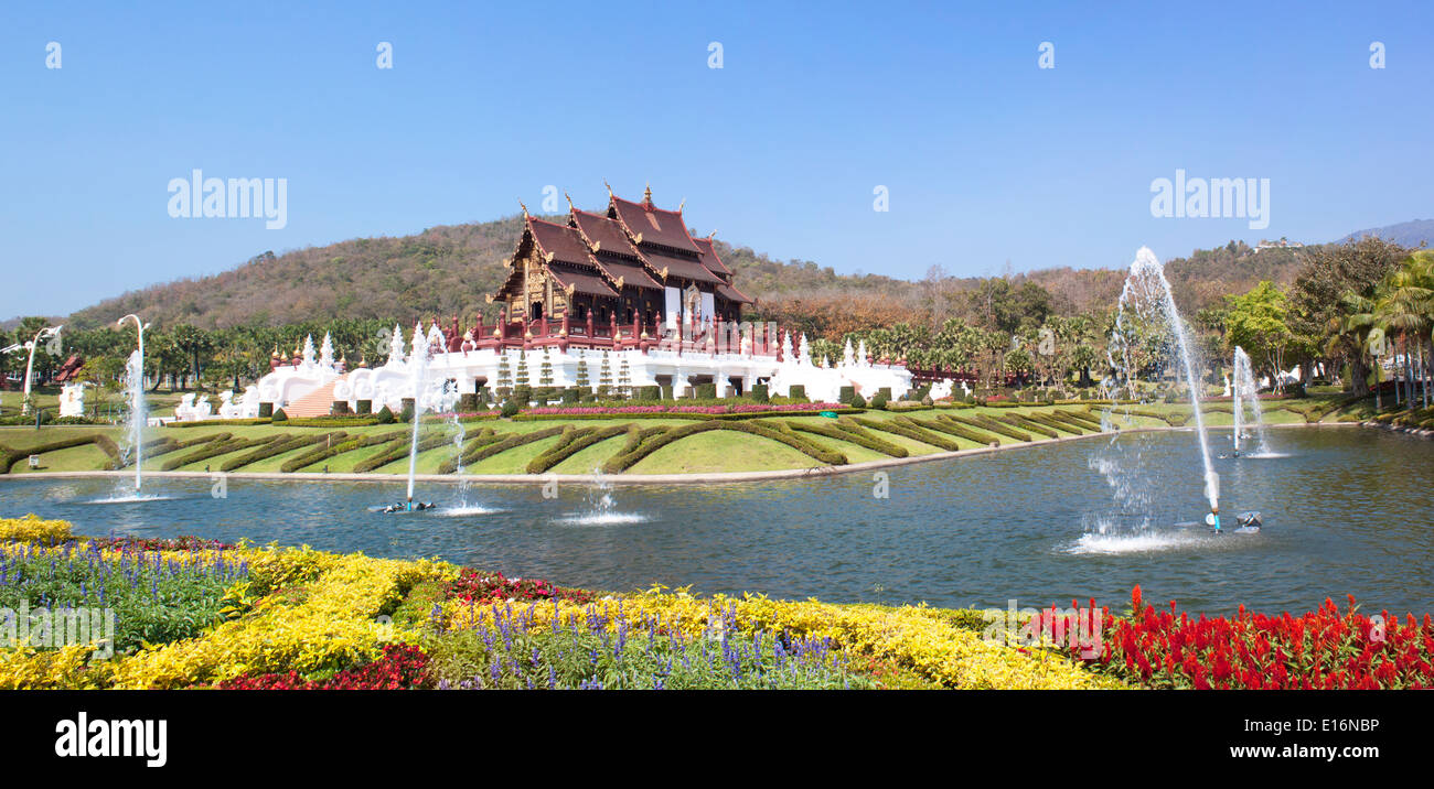 Ho kham luang Attractions touristiques de la Thaïlande du nord. Banque D'Images