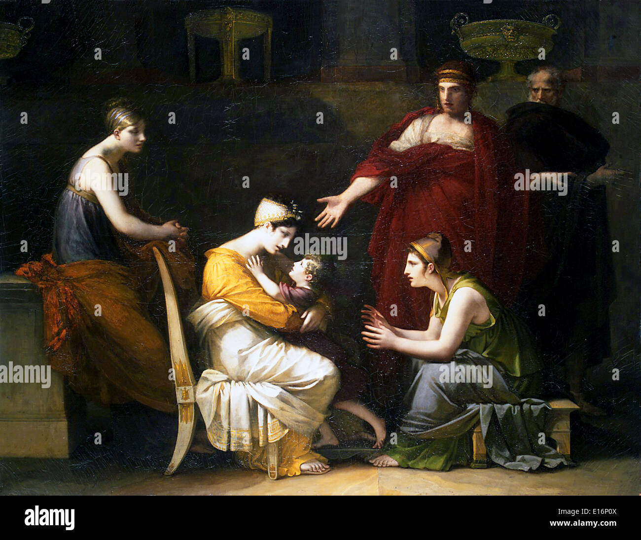 Andromaque et Astyanax par Pierre Paul Prudhon, 1824 Banque D'Images