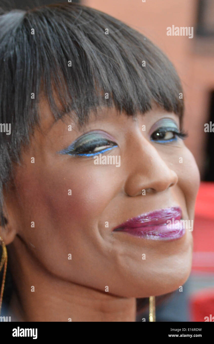 Londres, Royaume-Uni. 24 Mai 2014 : Diane Parish arrive au feuilleton britannique Awards Hackney Empire à Londres. Credit : Voir Li/Alamy Live News Banque D'Images