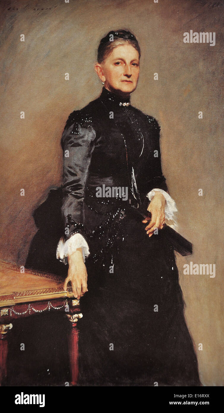 O'Donnell Eleanora Iselin (Mme. Adrian Iselin) par John Singer Sargent, 1888 Banque D'Images
