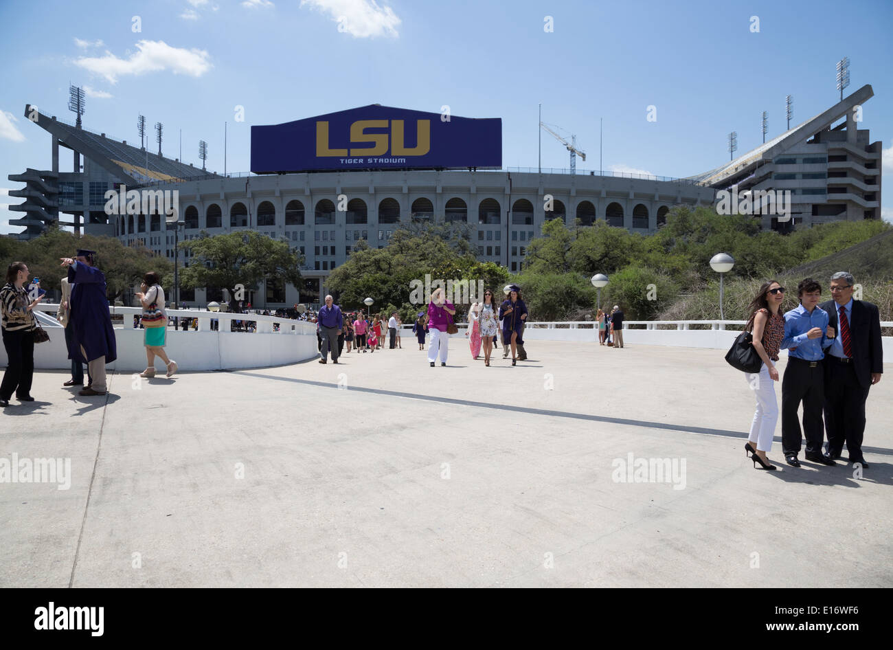 LSU Tiger Stadium, Baton Rouge, Louisiane, Etats-Unis Banque D'Images