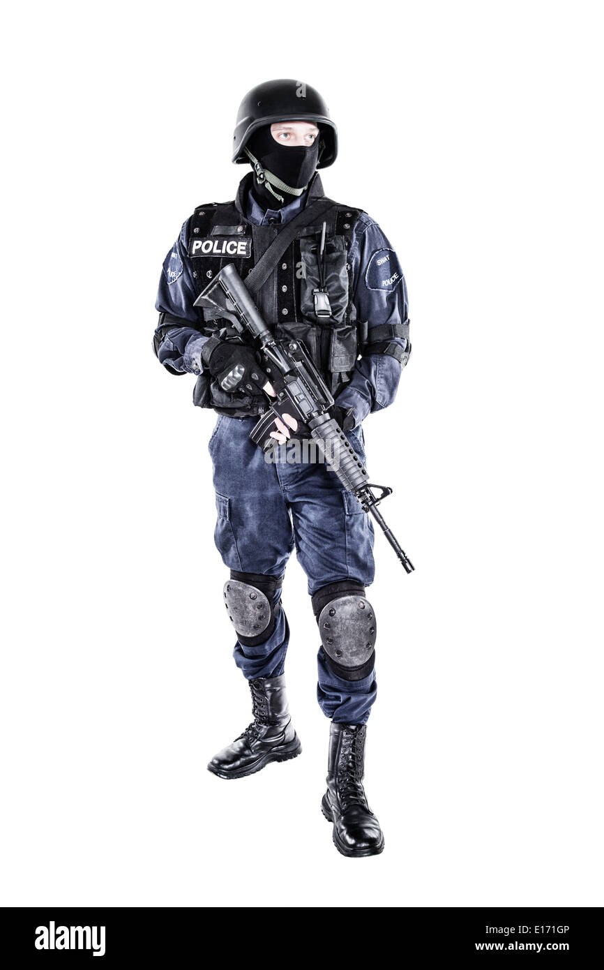 Agent de SWAT Banque D'Images
