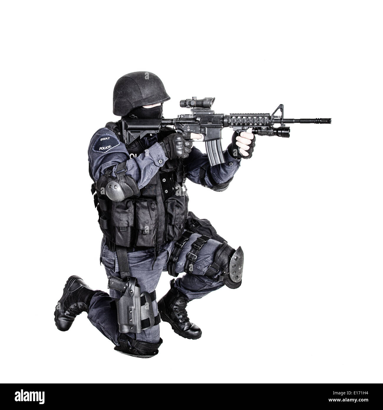 Agent de SWAT Banque D'Images