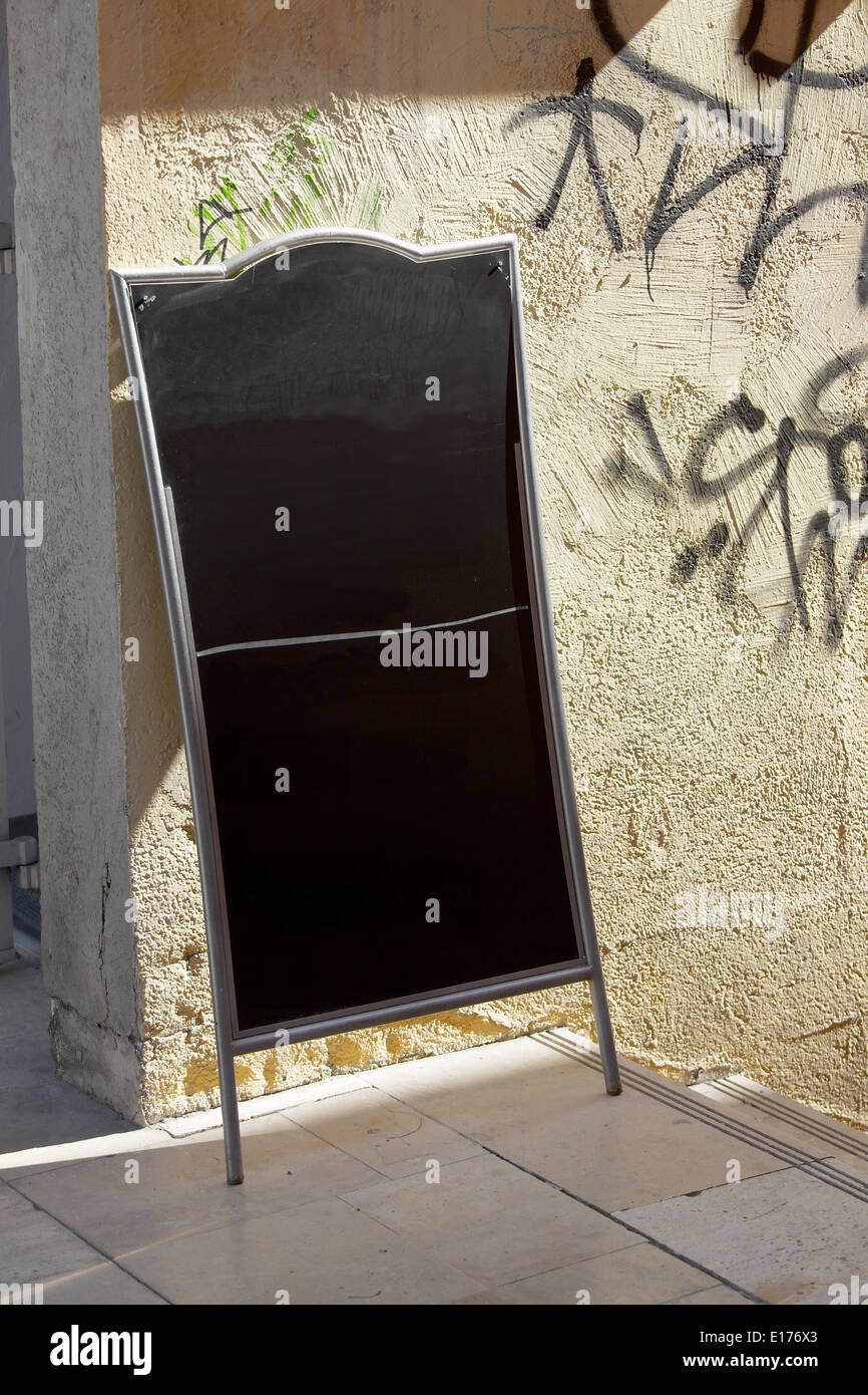 Tableau de menu Banque D'Images