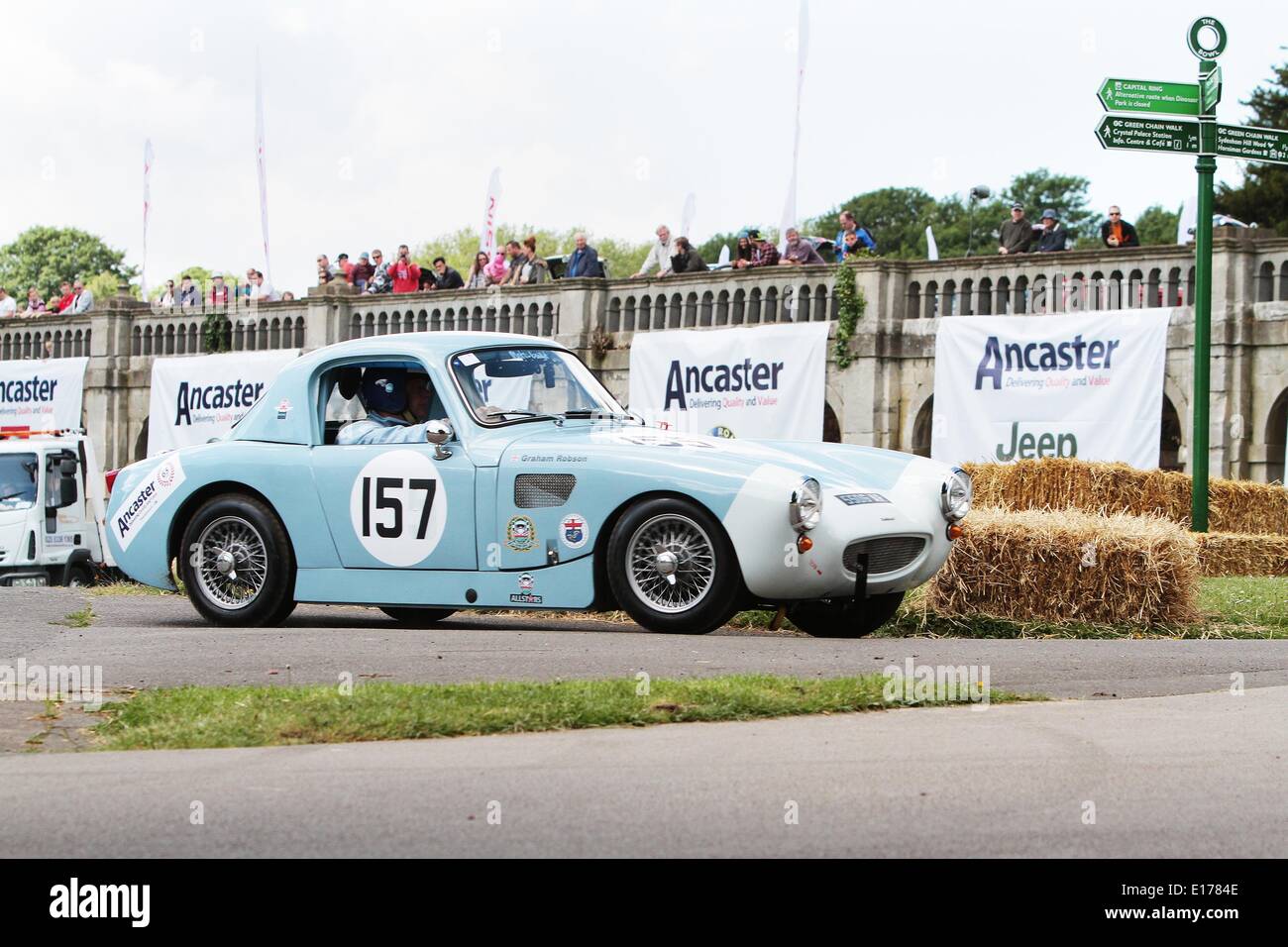 Les concurrents à la 2014 Motor Sport au palais à Crystal Palace Park South London 25.05.2014 Banque D'Images