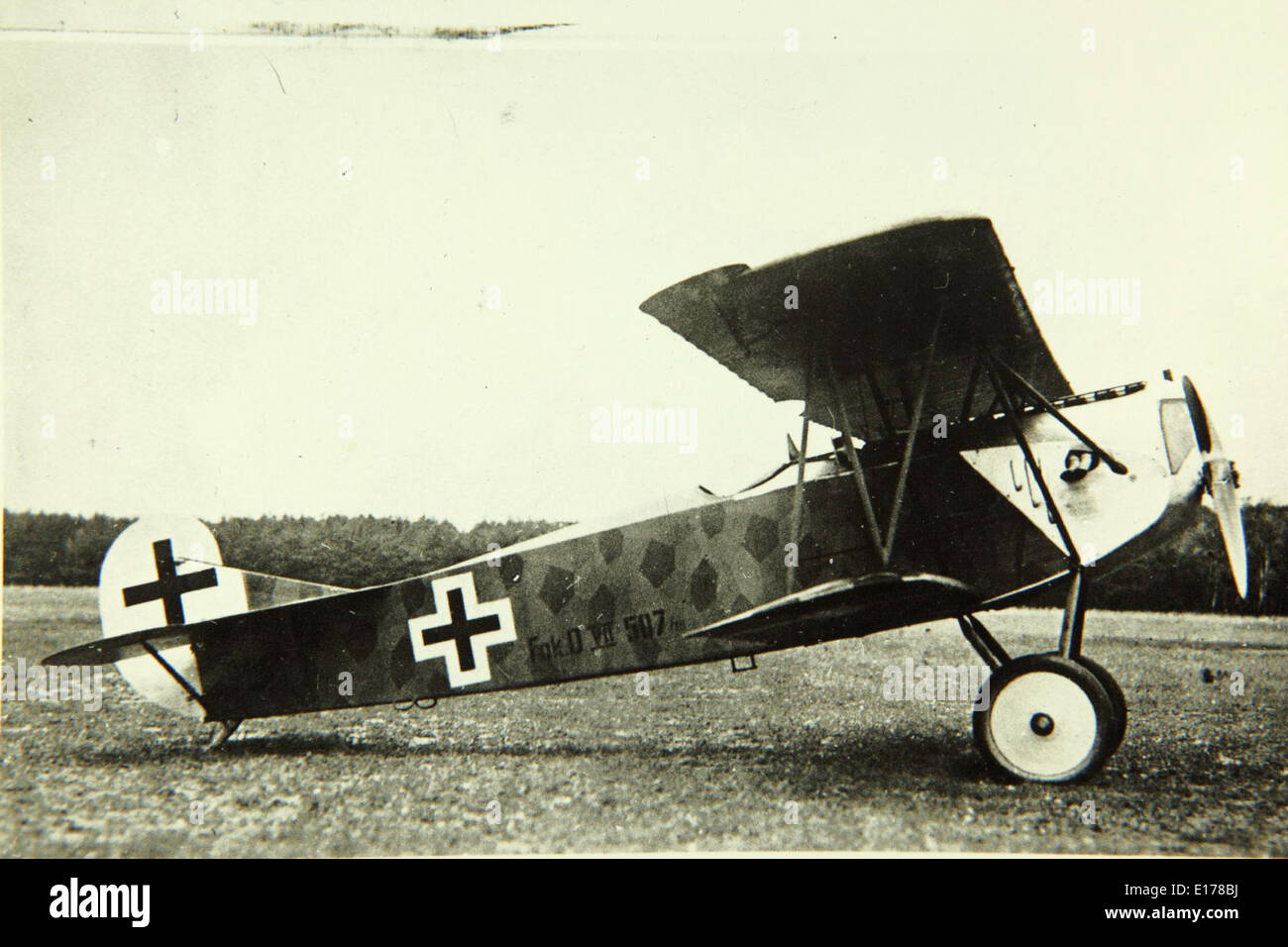 Le Fokker D. Le VII était un avion de chasse allemand de la première Guerre mondiale très