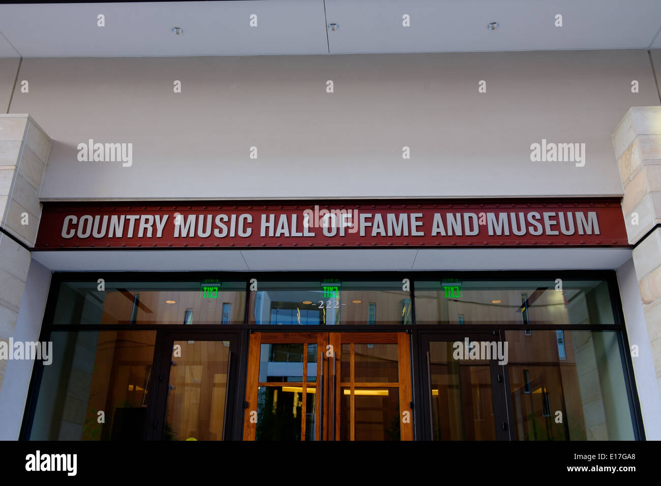 Le Country Music Hall of Fame à Nashville, Tennessee Banque D'Images