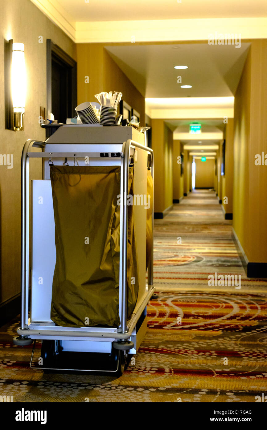Un panier de services à l'hôtel Omni à Nashville, Tennessee Banque D'Images