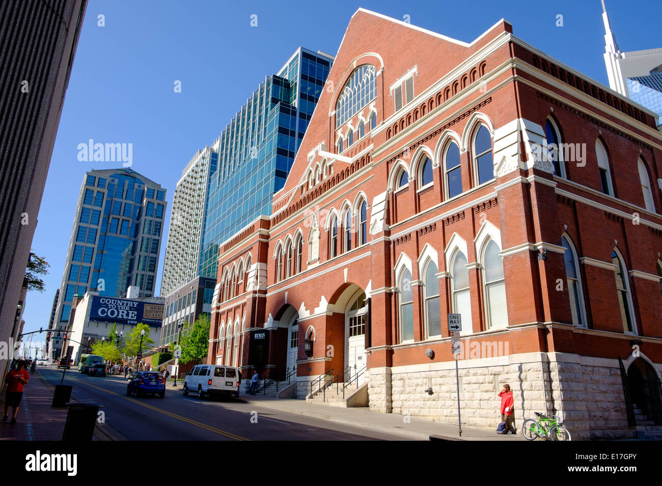 Le Ryman Auditorium de Nashville, Tennessee Banque D'Images