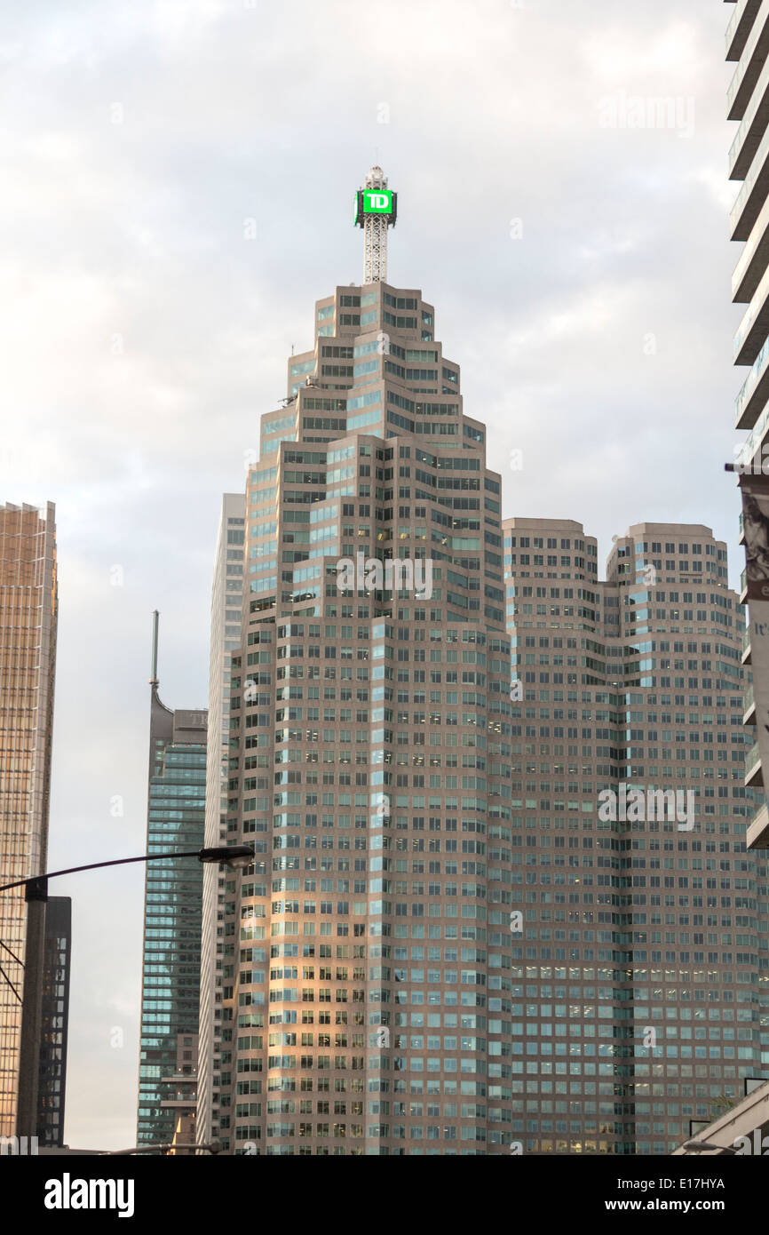 Toronto Dominion Bank Tower dans le centre-ville de Toronto (Ontario) Canada Banque D'Images