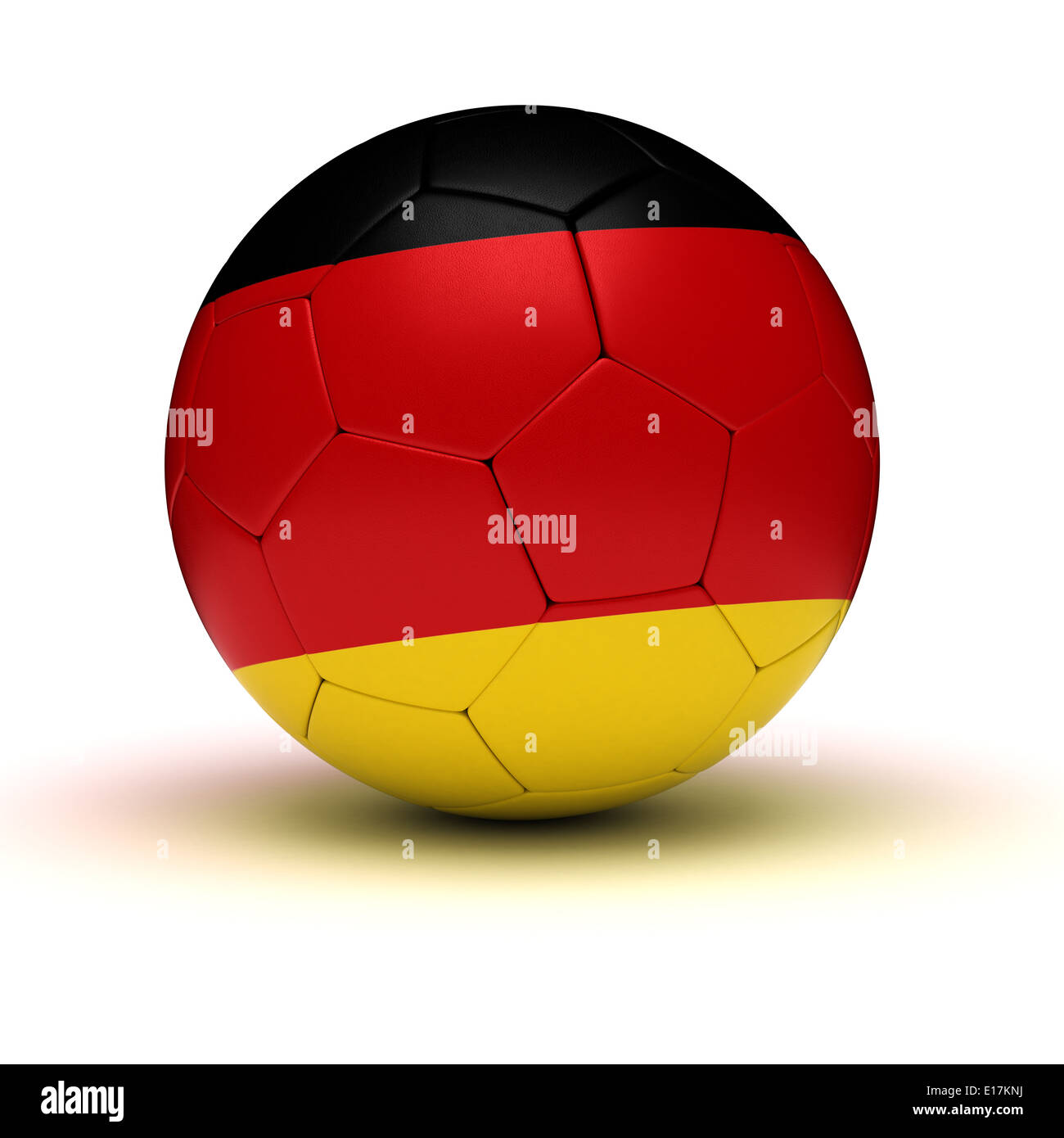 Le football allemand (isolated with clipping path) Banque D'Images