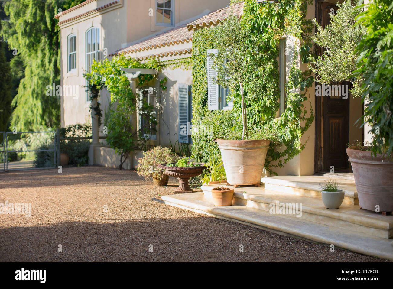 Sunny villa de luxe Banque D'Images