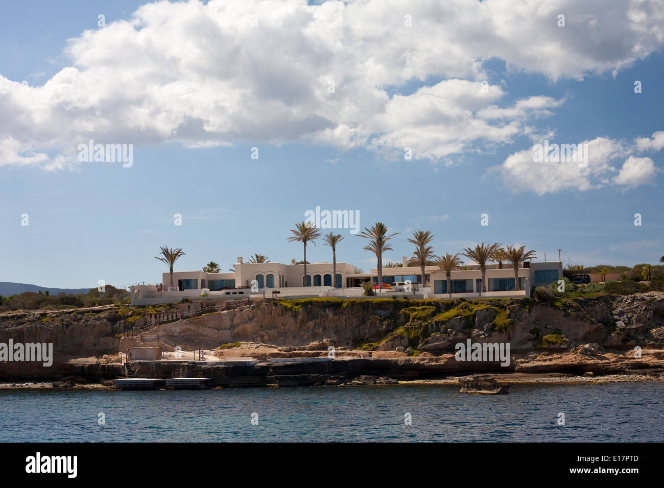 George Michael,s villa à Ibiza Banque D'Images