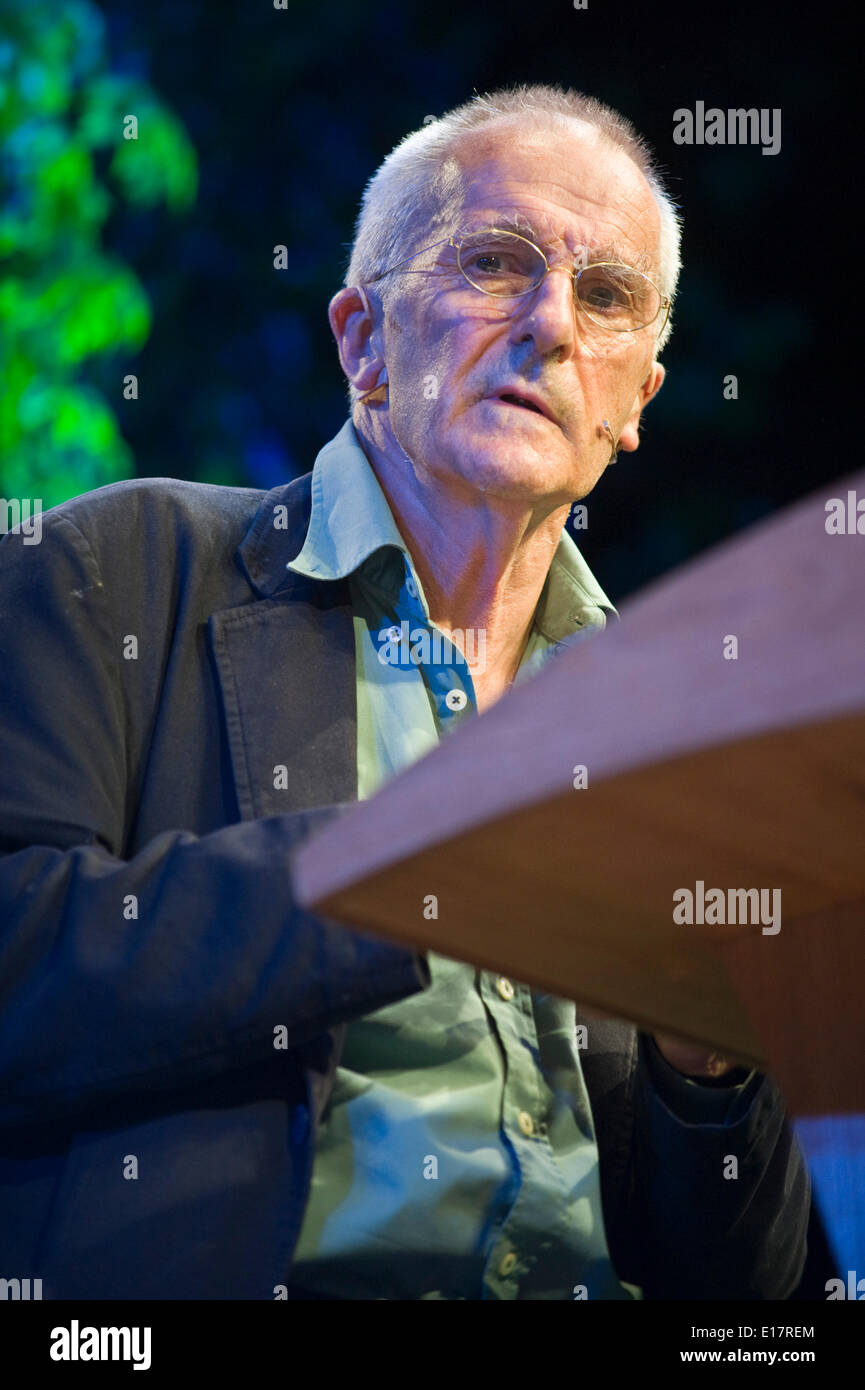 Steve Jones, chercheur généticien lors d'Hay Festival 2014 ©Jeff Morgan Banque D'Images