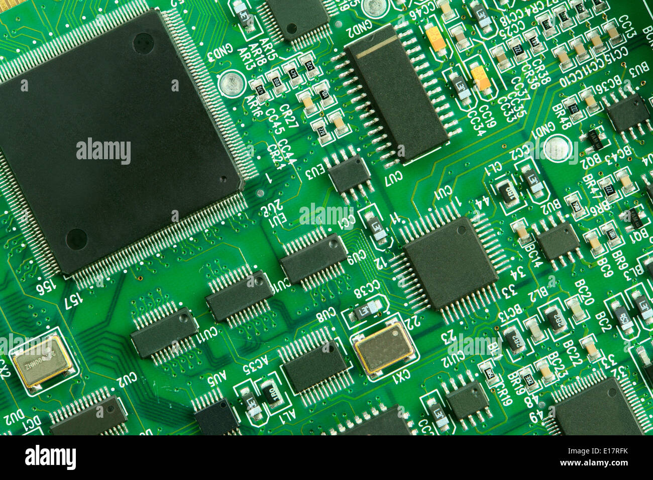 Carte de circuits électroniques Banque D'Images