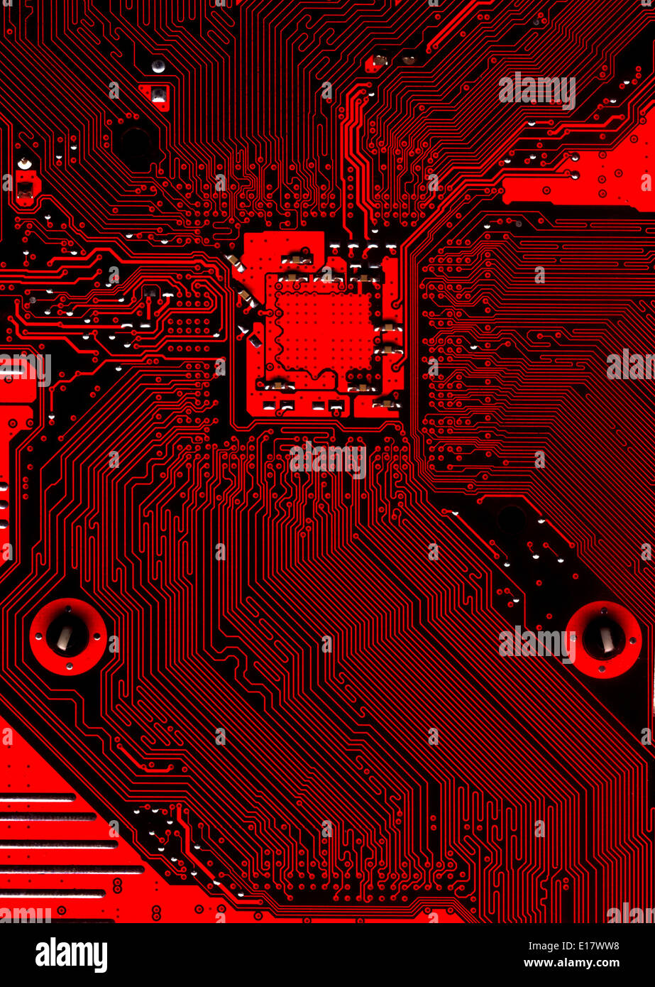 Carte de circuits électroniques Banque D'Images
