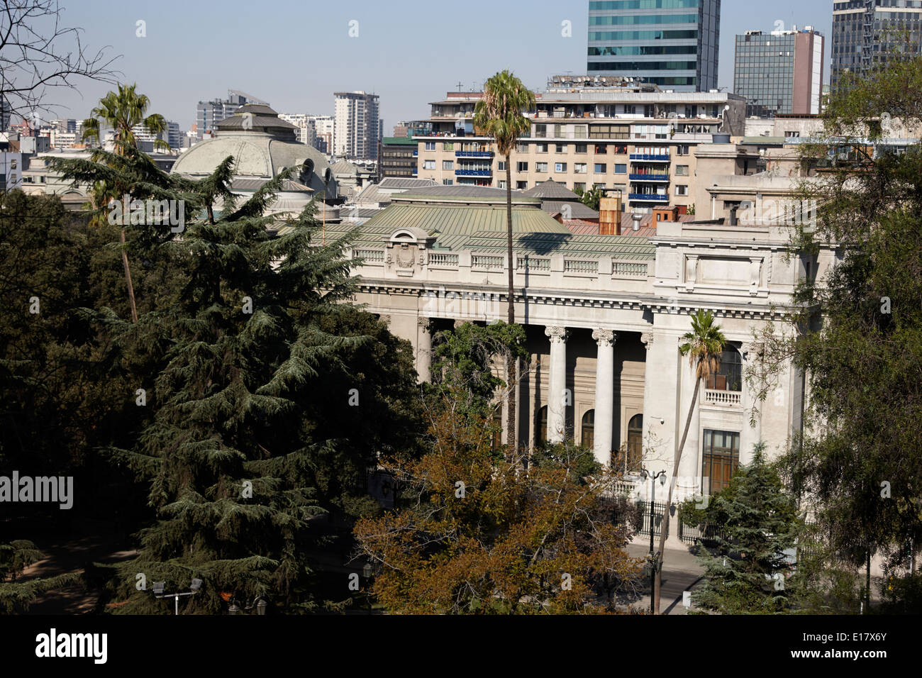 Archivo nacional national archives building Santiago Chili Banque D'Images