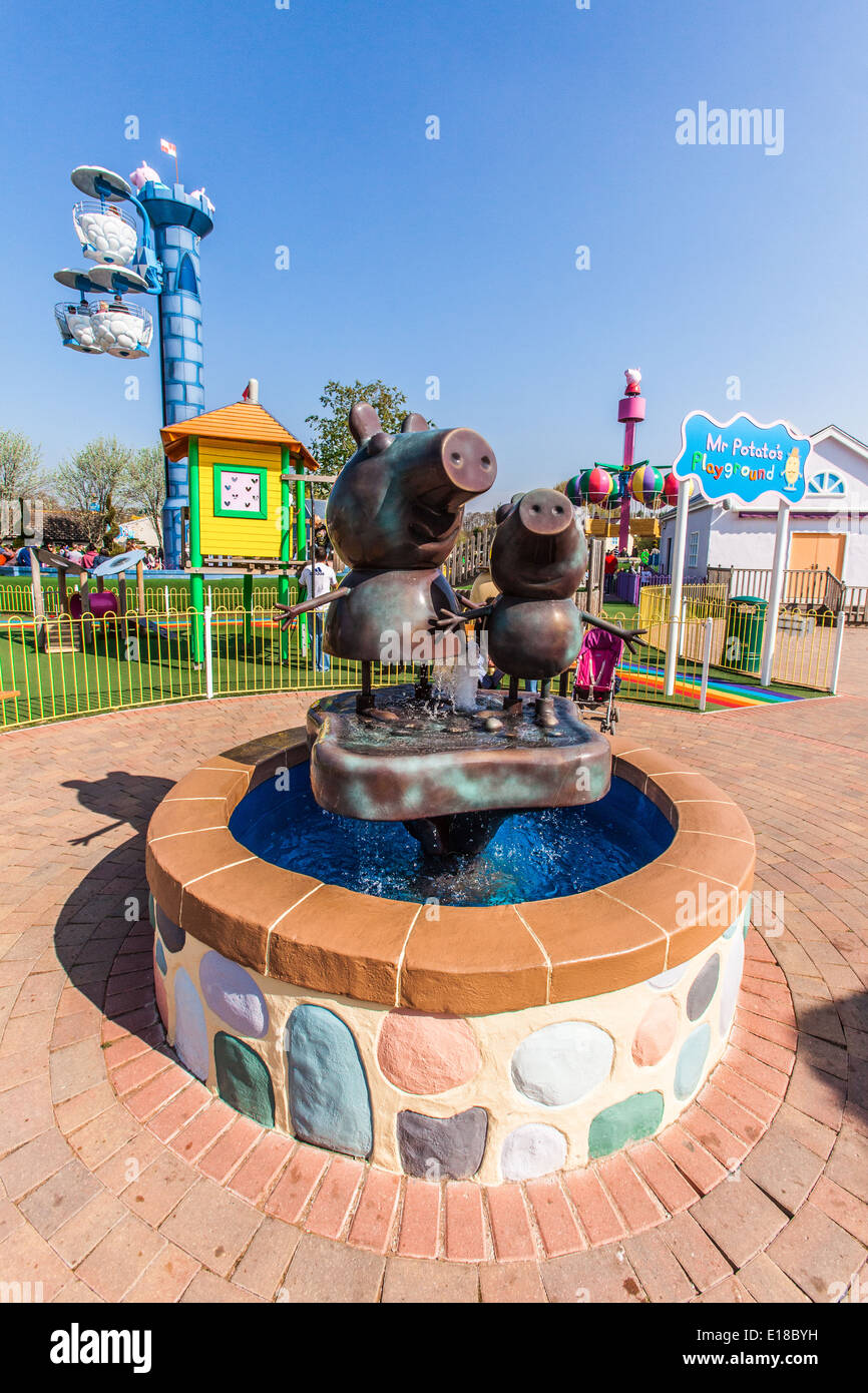 Peppa Pig World, Paultons Park, Southampton, Angleterre, Royaume-Uni. Banque D'Images