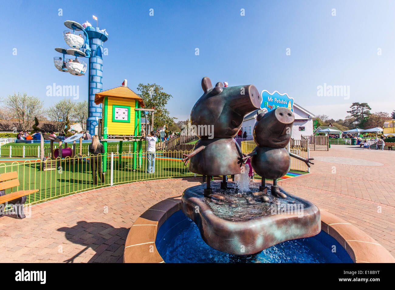Peppa Pig World, Paultons Park, Southampton, Angleterre, Royaume-Uni. Banque D'Images