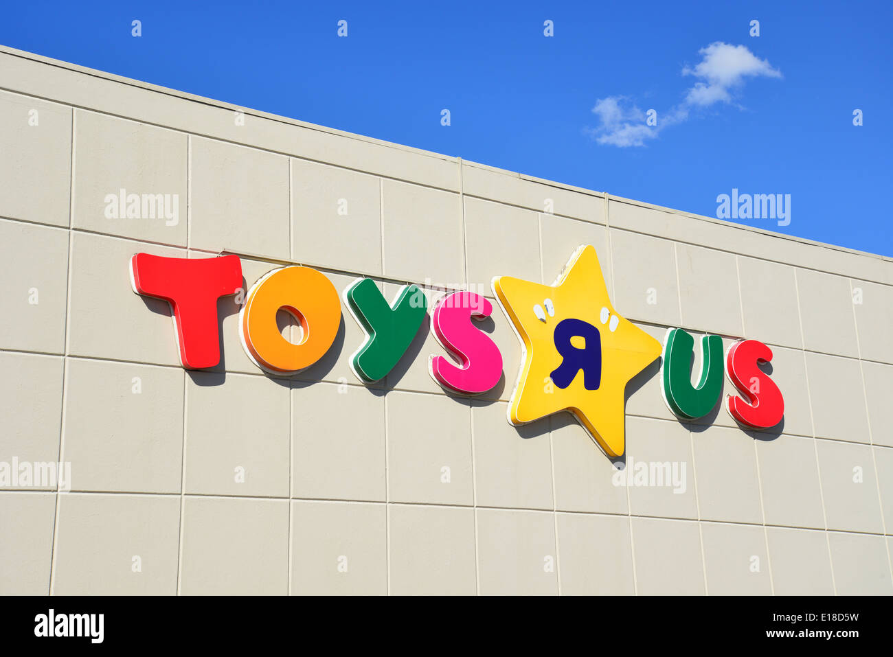 Toys R Us logo, East Rand Mall, Boksburg, East Rand, la Province de Gauteng, Afrique du Sud Banque D'Images