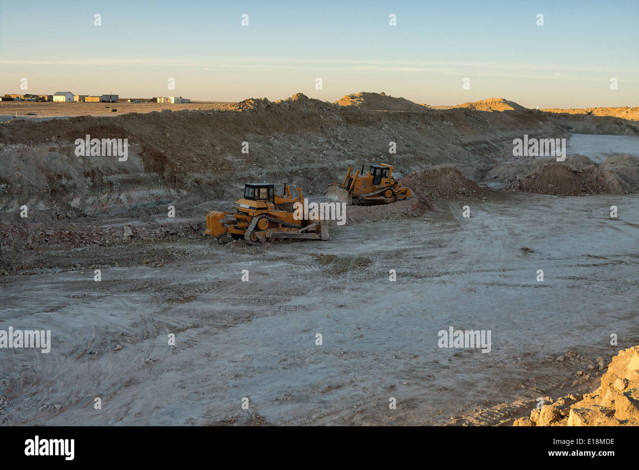 Bulldozer, la construction, l'équipement lourd,, de la construction, de l'excavation, le tracteur, la machine, site, l'exploitation minière, digger, jaune, de l'industrie, vehic Banque D'Images