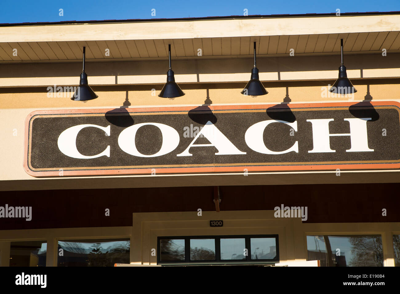 Coach Factory Store est représenté à Tanger Outlets à Sevierville, Tennessee Banque D'Images