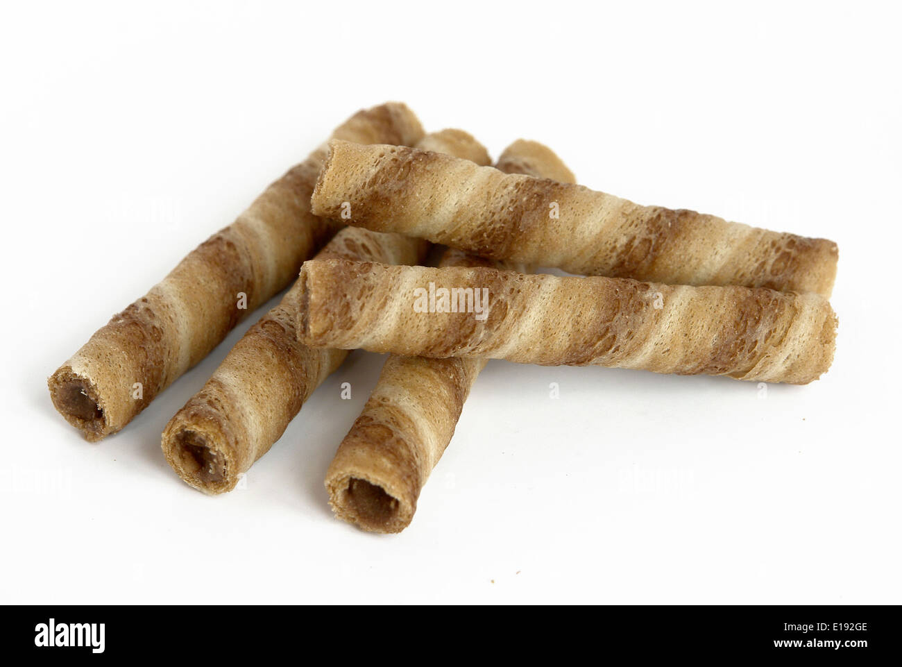 Rouleaux de Wafer Banque D'Images
