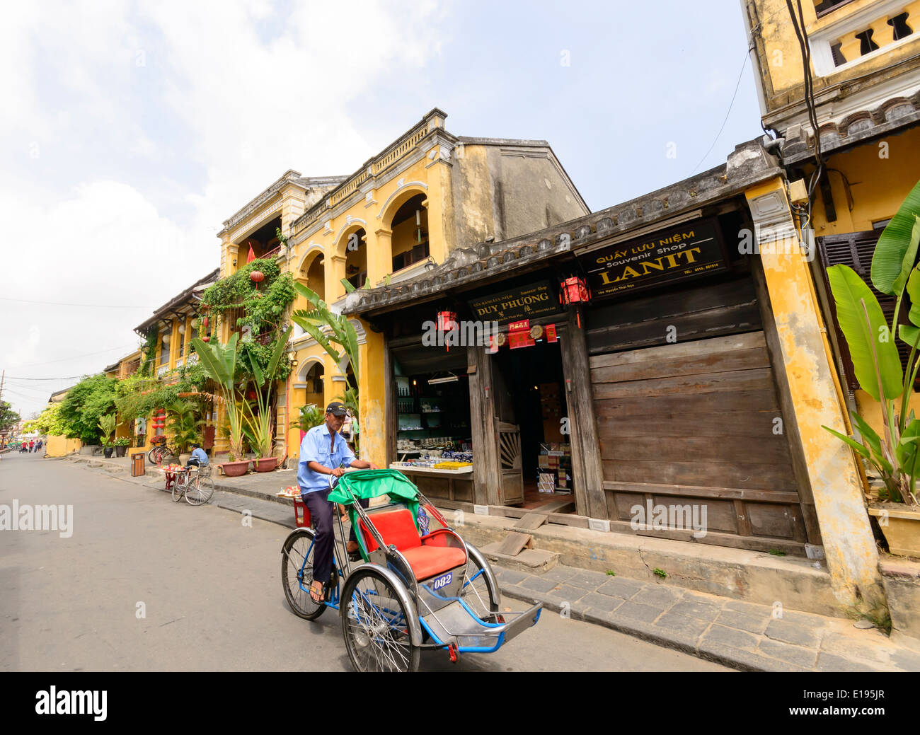 Hoi un Rickshaw Banque D'Images