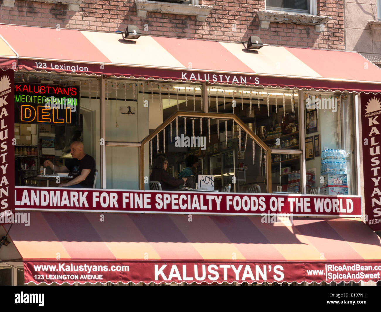 Kalustyan's Indian Spice Shop est un magasin spécialisé situé à Murray Hill, New York City, États-Unis Banque D'Images