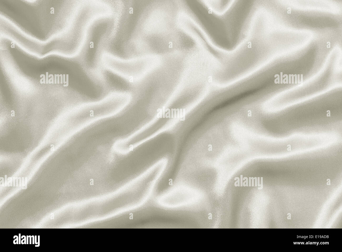 Texture de fond en soie ondulée blanc Banque D'Images