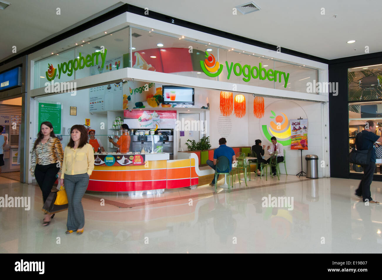 Centre commercial Iguatemi Brasilia Brésil Banque D'Images