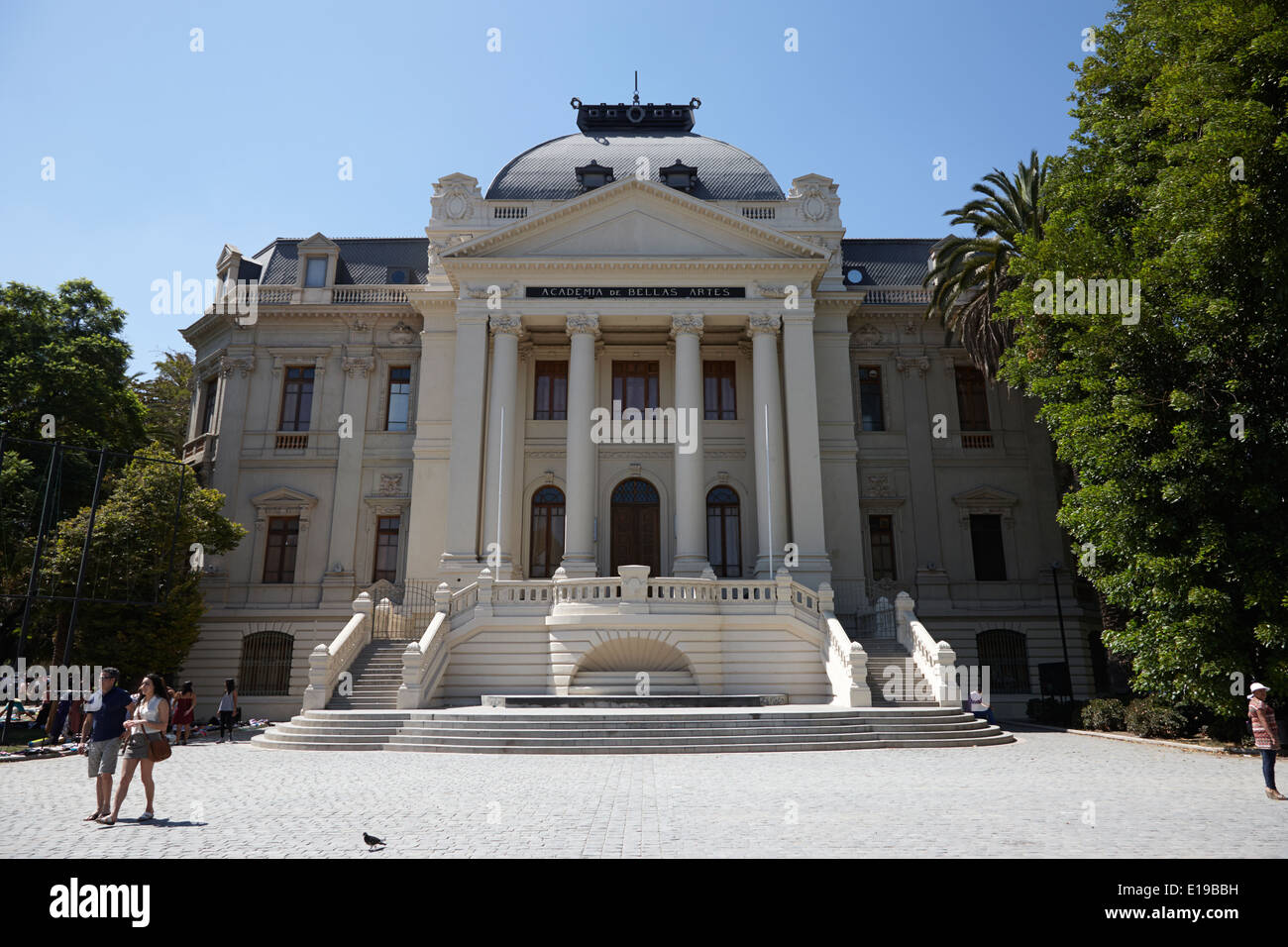 Museo de Bellas Artes Musée national chilien des beaux-arts de Santiago du Chili Banque D'Images