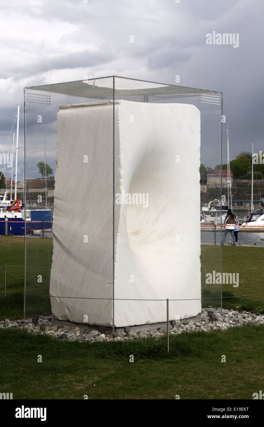 En dehors de l'Art Moderne Astrup Fearnley Museum à Oslo Banque D'Images