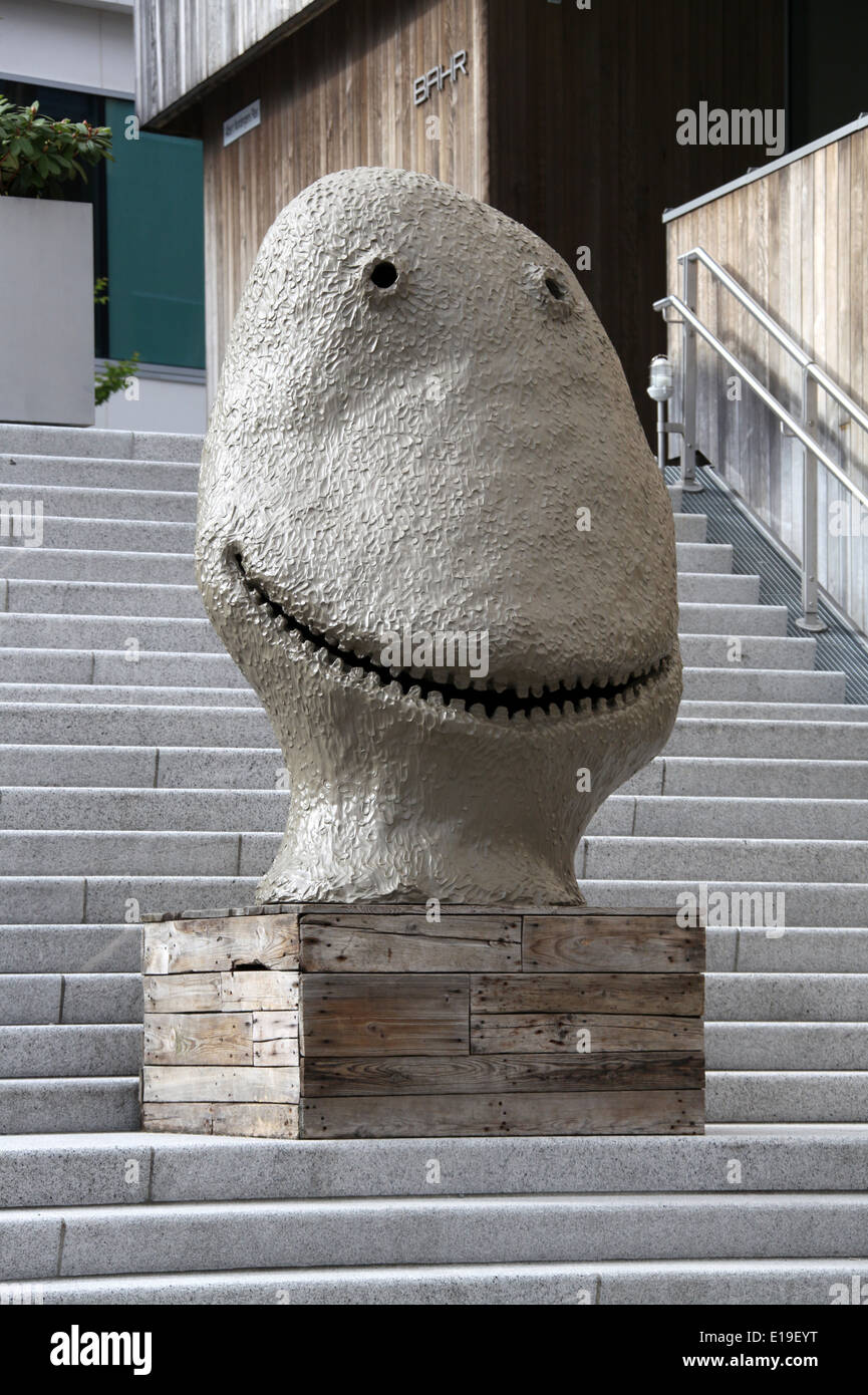 L'Art Moderne Sculpture au nouveau Musée Astrup Fearnley à Oslo Banque D'Images