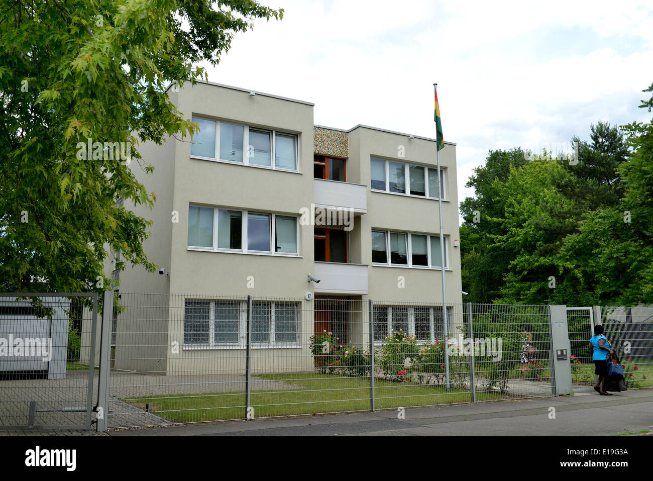 Botschaft Ghana, Stavangerstrasse, Pankow, Berlin, Deutschland Banque D'Images