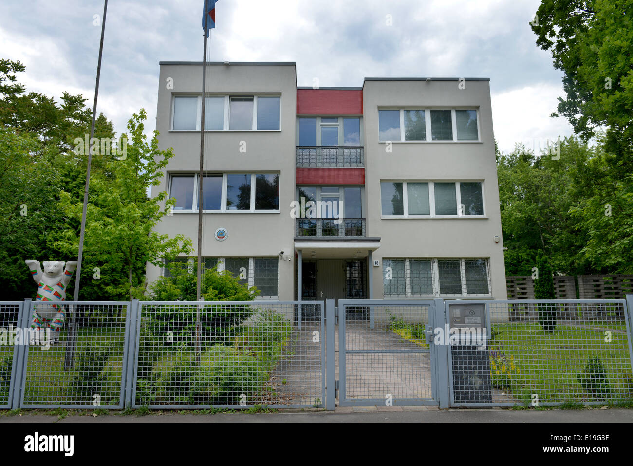 Botschaft Érythrée, Stavangerstrasse, Pankow, Berlin, Deutschland Banque D'Images