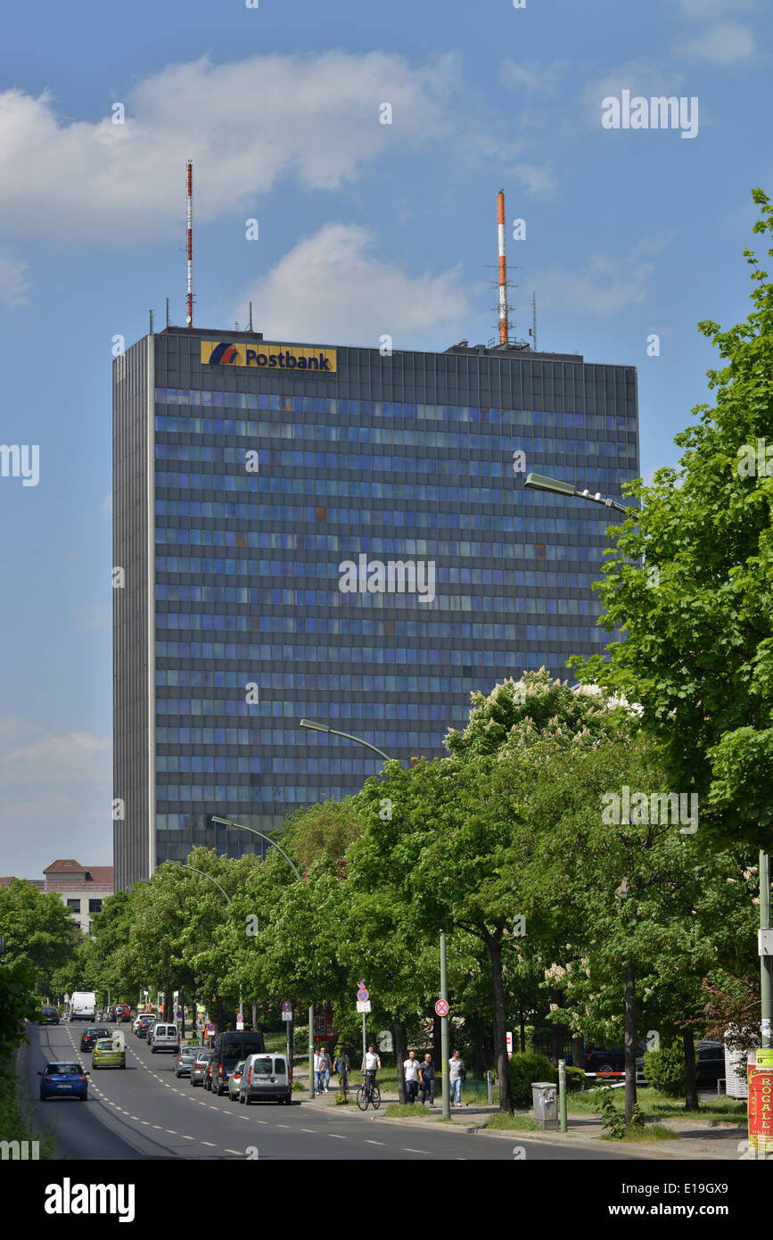Postbank, Hallesches Ufer, Kreuzberg, Berlin, Deutschland Banque D'Images