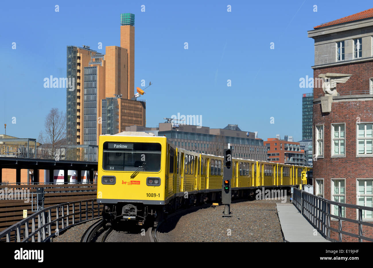 U-Bahn Tiergarten, de la Potsdamer Platz, Berlin, Deutschland Banque D'Images