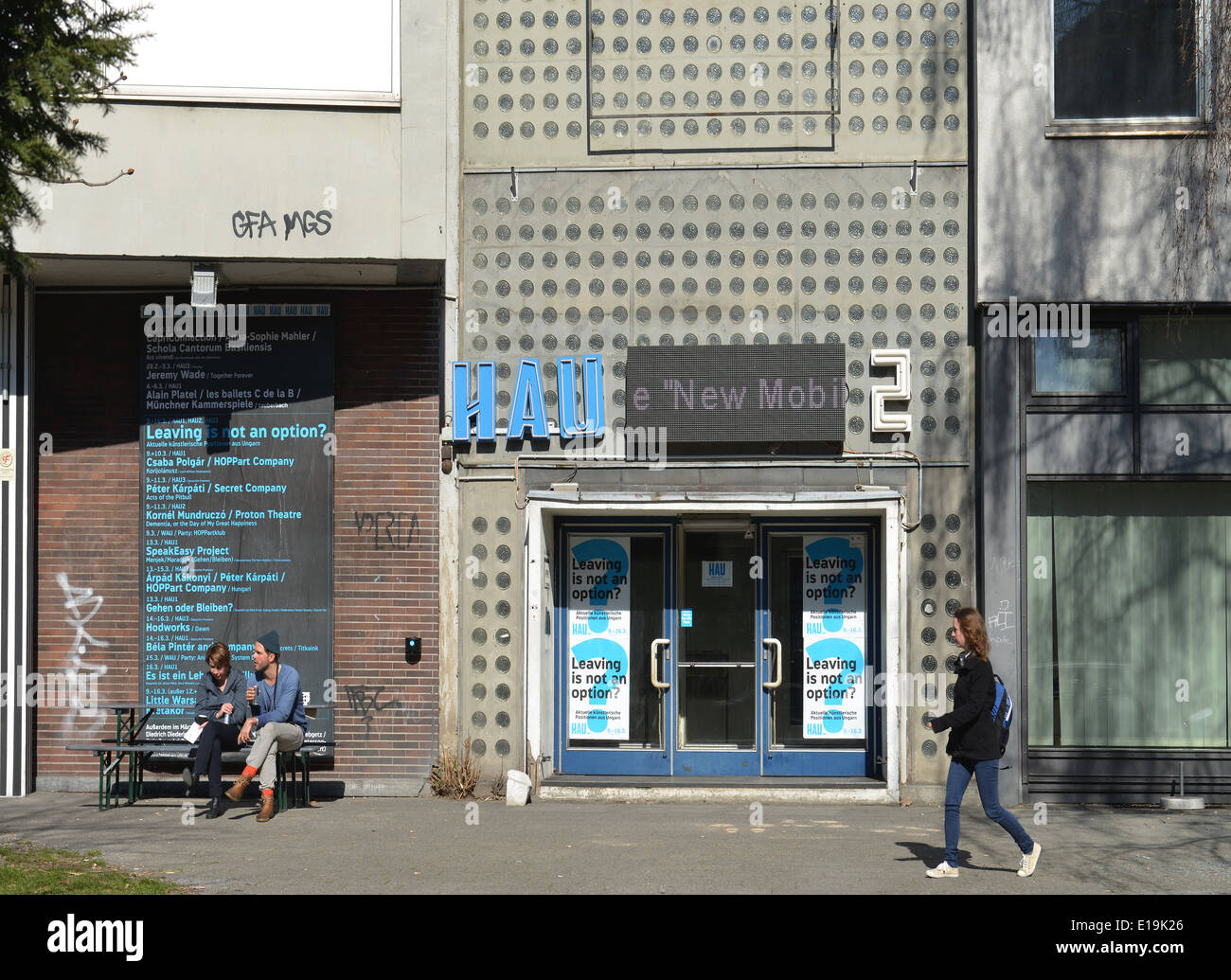 HAU 2, Hallesches Ufer, Kreuzberg, Berlin, Deutschland Banque D'Images