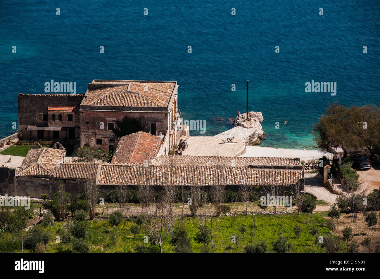 Scopello en Sicile Banque D'Images