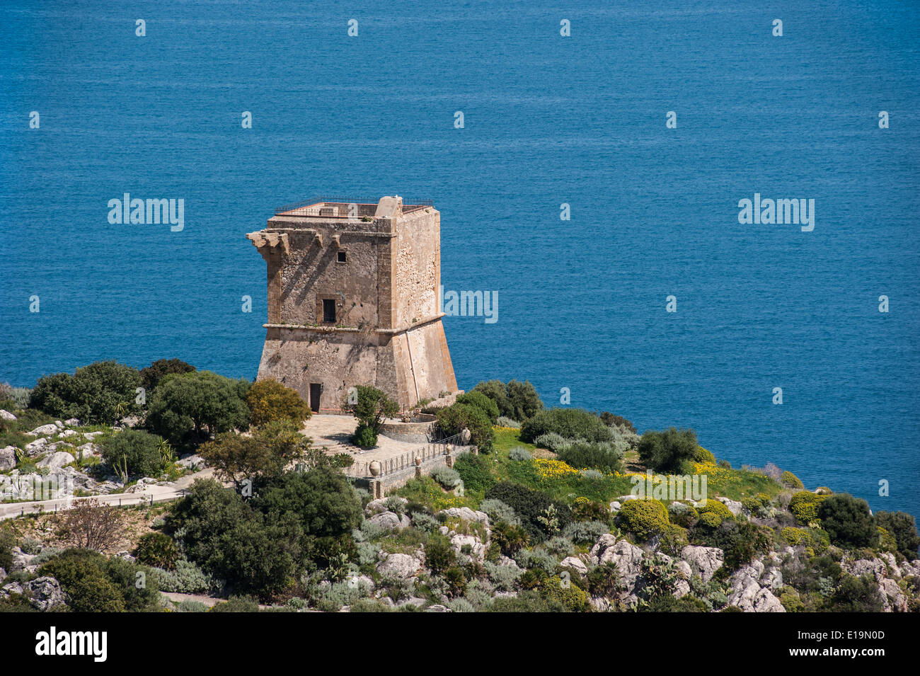 Scopello en Sicile Banque D'Images