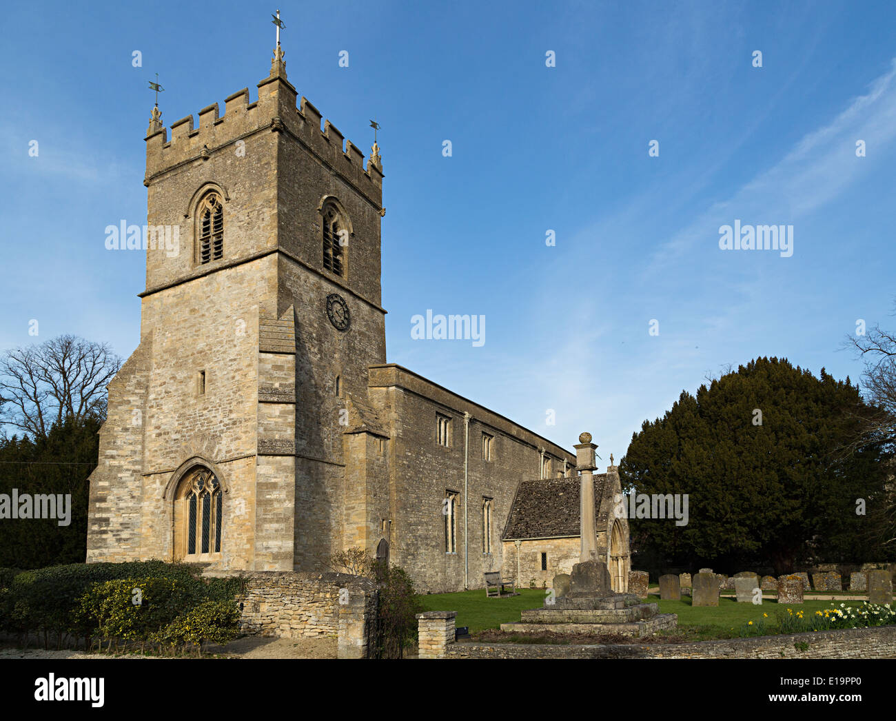 L'église St Mary vierge à Wootton par Woodstock, Oxfordshire, England, UK Banque D'Images