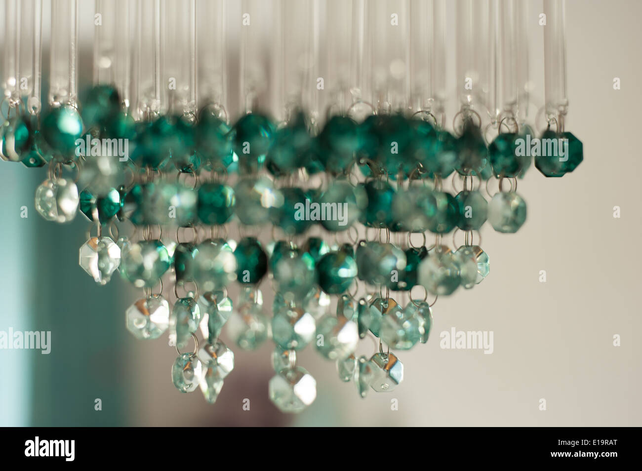 Lustre abstraite de perles de diamants Banque D'Images