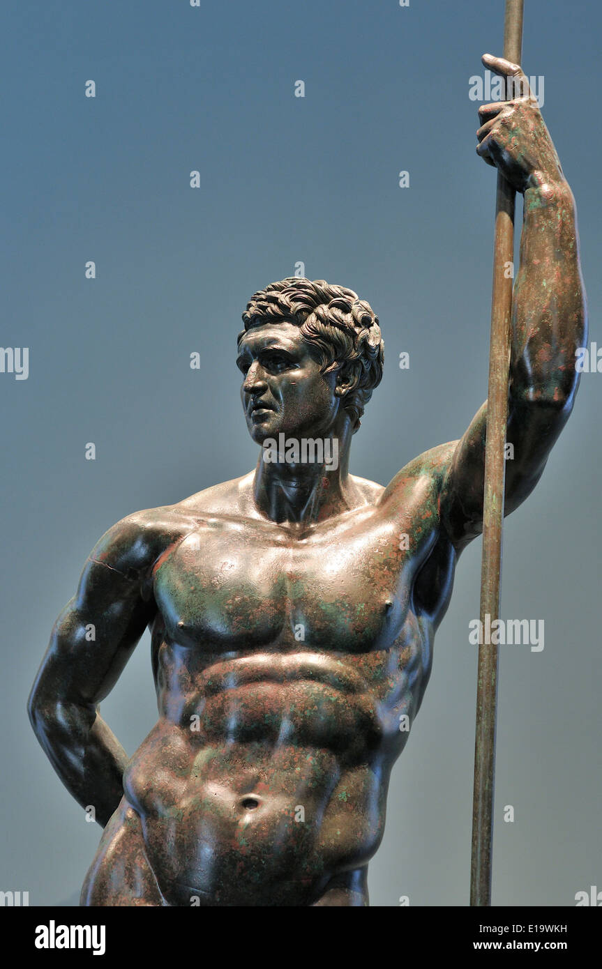 Rome. L'Italie. Museo Nazionale Romano. Palais Massimo alle Terme. L'époque hellénistique. Sculpture en bronze grec. (II). Banque D'Images