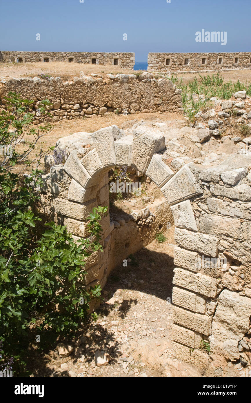 La Fortezza à Rethymno, Crète Banque D'Images