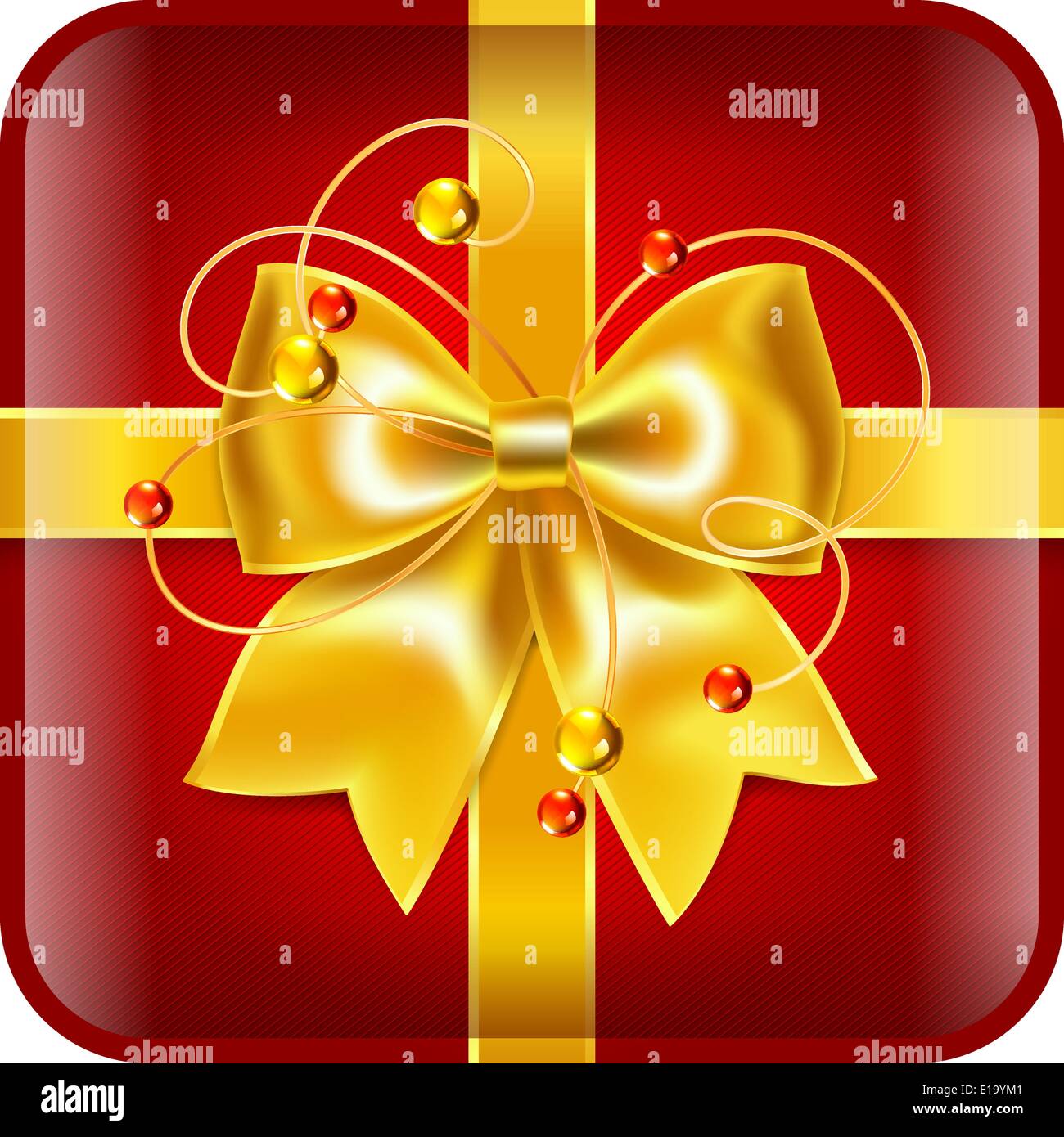 L'arc avec de belles perles multicolores. Vector illustration sauvé 10 EPS. Illustration de Vecteur