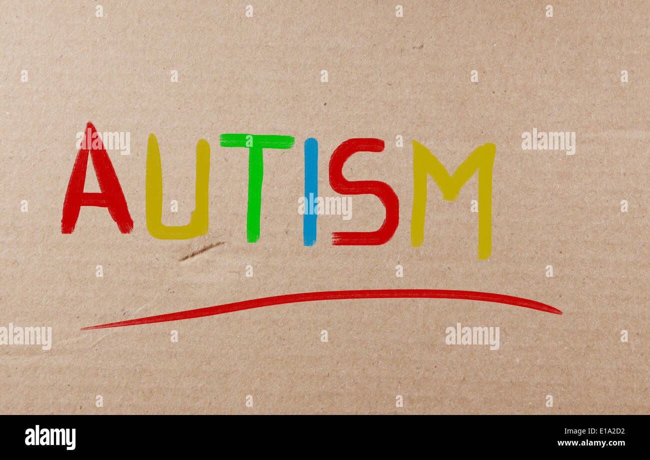 Concept de l’autisme Banque D'Images