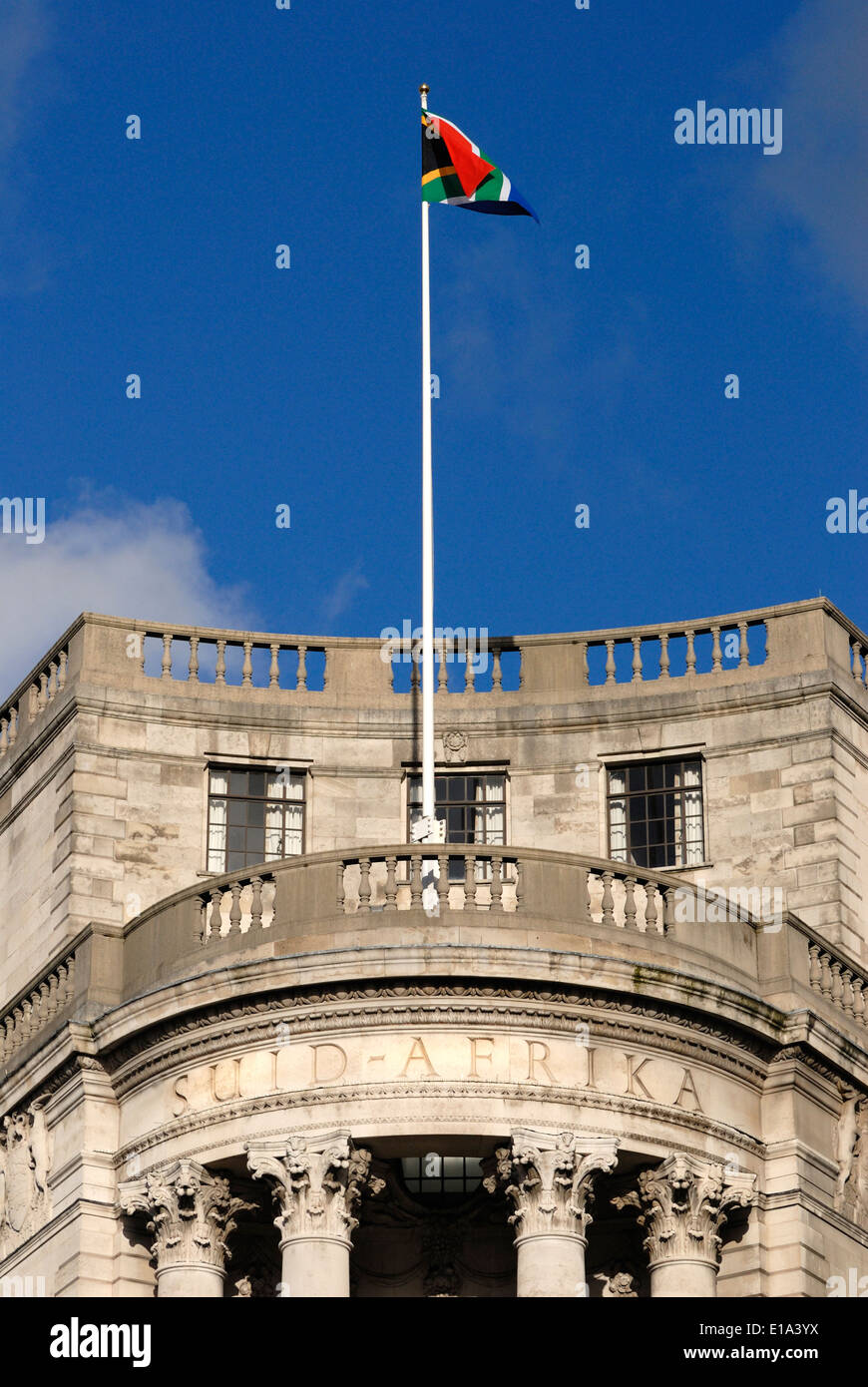 Londres, Angleterre, Royaume-Uni. L'Afrique du Sud Chambre à Trafalgar Square Banque D'Images