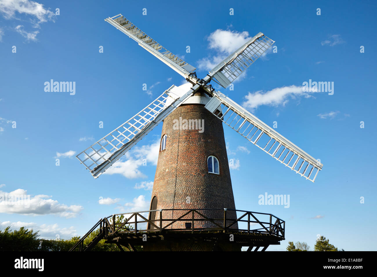 Un moulin à vent en activité à Wilton Wiltshire Banque D'Images